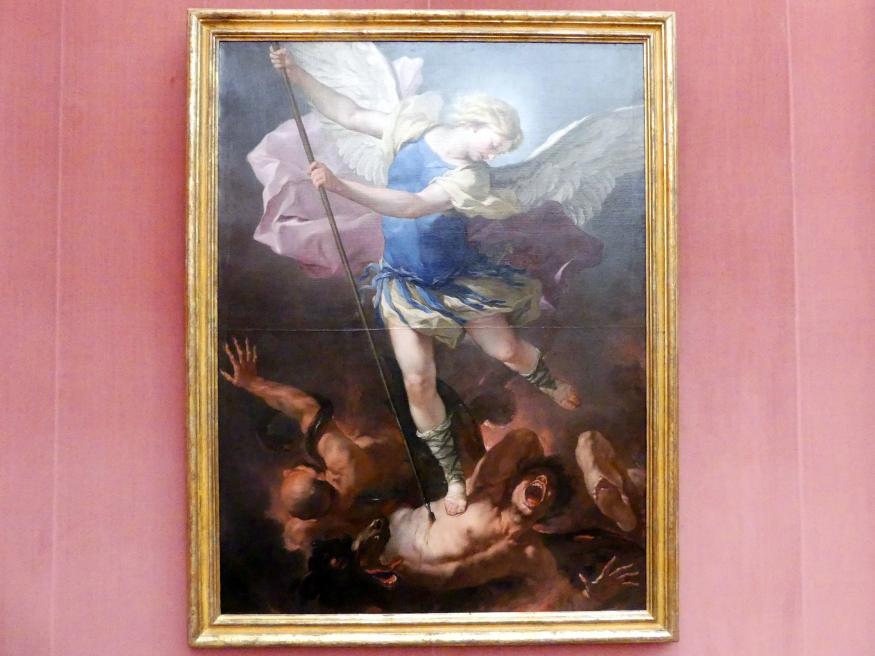 Luca Giordano (1651–1696), Der hl. Michael, Berlin, Gemäldegalerie ("Berliner Wunder"), Saal XIII, um 1663, Bild 1/2
