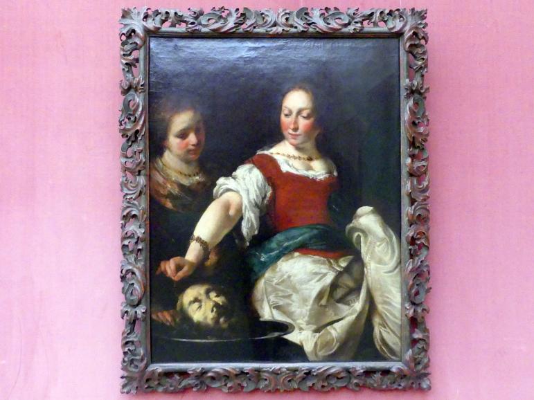 Bernardo Strozzi (1622–1644), Salome mit dem Haupt Johannes des Täufers, Berlin, Gemäldegalerie ("Berliner Wunder"), Saal XIV, um 1625–1630