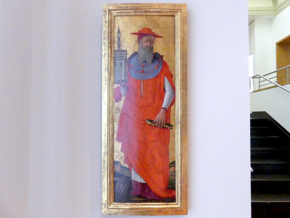 Vicino da Ferrara (1480), Der hl. Hieronymus, Berlin, Gemäldegalerie ("Berliner Wunder"), Kabinett 36, um 1480