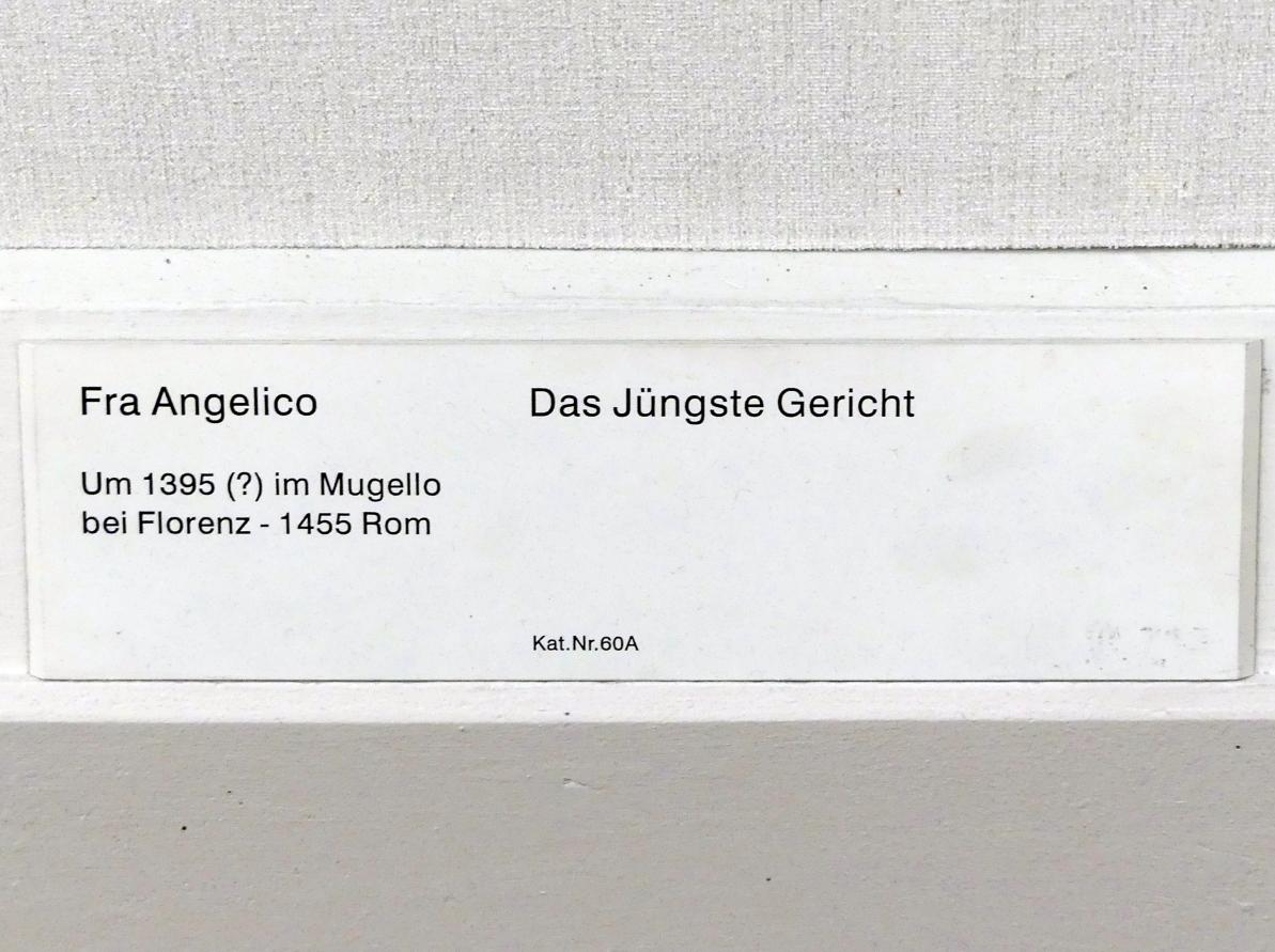 Fra Angelico (Guido di Pietro) (1421–1447), Das Jüngste Gericht, Berlin, Gemäldegalerie ("Berliner Wunder"), Kabinett 39, Undatiert, Bild 2/2