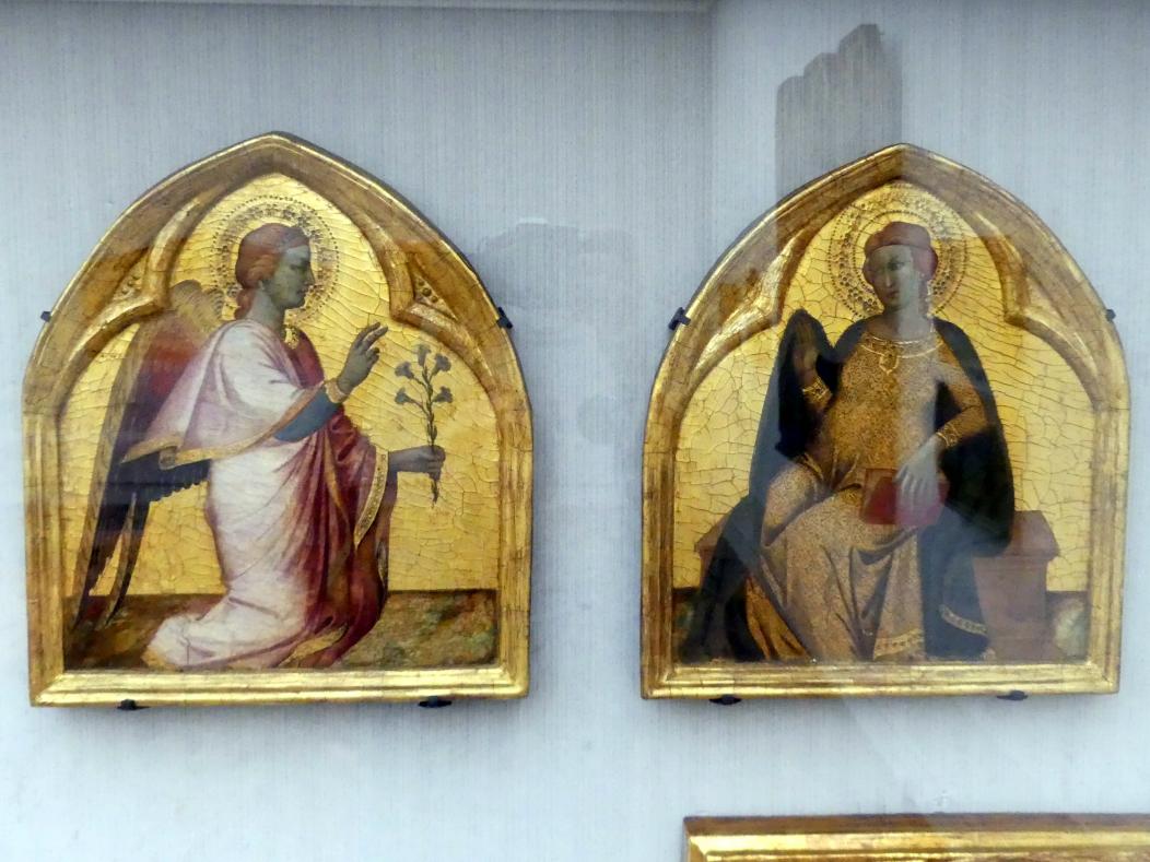 Antonio Veneziano (1386), Die Verkündigung an Maria, Berlin, Gemäldegalerie ("Berliner Wunder"), Kabinett 41, Undatiert, Bild 1/4
