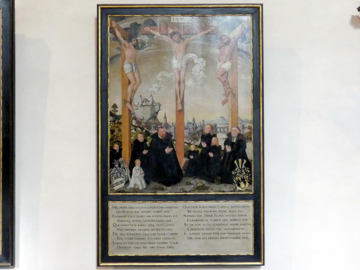 Lucas Cranach der Jüngere (1537–1586), Die Kreuzigung Christi, Lutherstadt Wittenberg, Stadt- und Pfarrkirche St. Marien, nach 1565