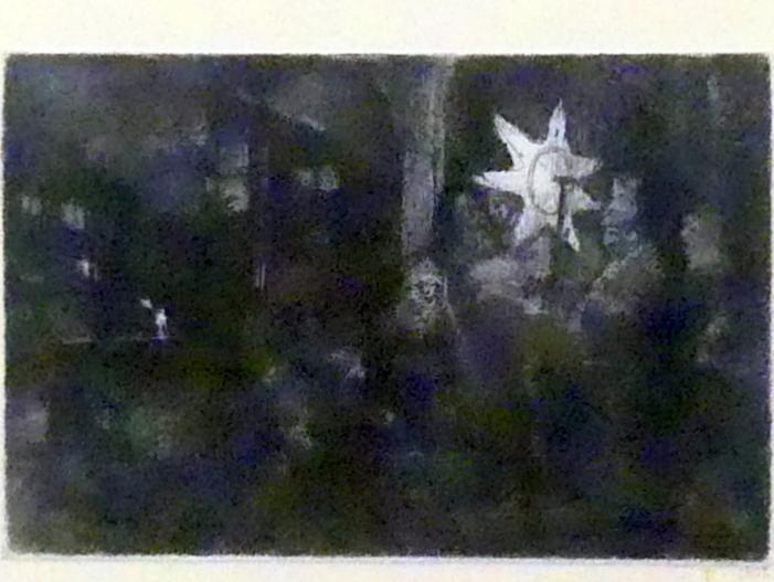 Rembrandt (Rembrandt Harmenszoon van Rijn) (1627–1669), Stern von Bethlehem, Nachtstück, Berlin, Gemäldegalerie ("Berliner Wunder"), Kabinett 5, um 1651, Bild 1/3
