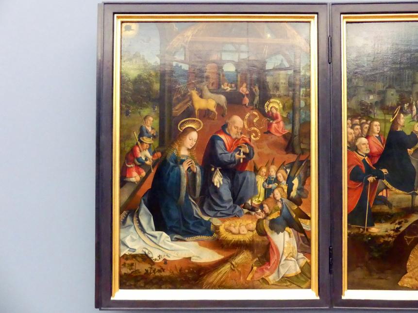 Jacob van Utrecht (1513–1522), Triptychon mit der Kreuzabnahme, Berlin, Gemäldegalerie ("Berliner Wunder"), Kabinett 6, 1513, Bild 2/5