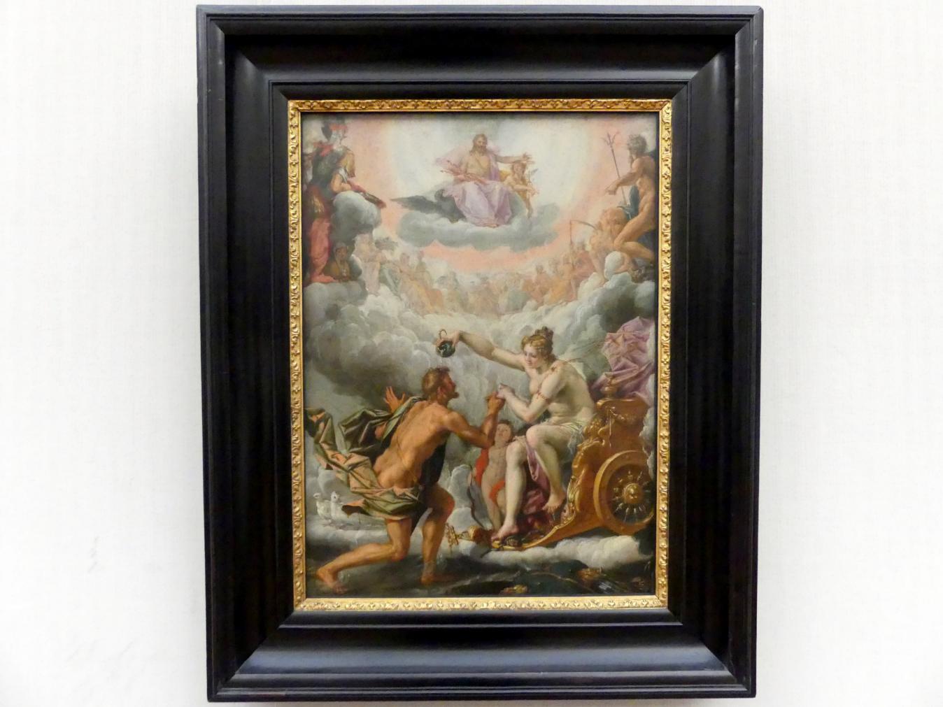 Peter Candid (Pieter de Witte) (1574–1588), Aeneas wird von Venus in den Olymp aufgenommen, Berlin, Gemäldegalerie ("Berliner Wunder"), Kabinett 11, Undatiert