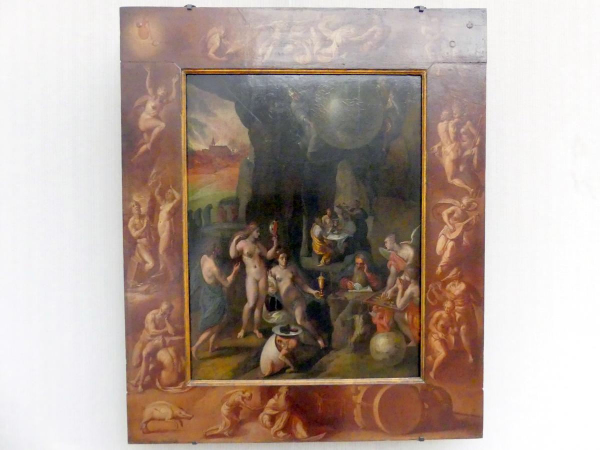 Frans Francken der Jüngere (Frans II Francken) (1607–1633), Die Versuchung des hl. Antonius, Berlin, Gemäldegalerie ("Berliner Wunder"), Kabinett 11, Undatiert