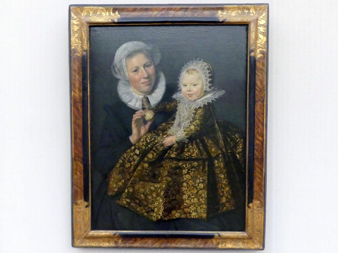 Frans Hals (1616–1664), Catharina Hooft (1618-1691) mit ihrer Amme, Berlin, Gemäldegalerie ("Berliner Wunder"), Kabinett 13, um 1619–1620, Bild 1/2