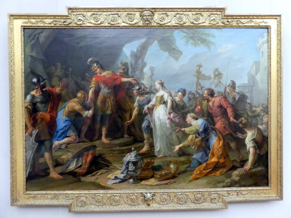 Jean Restout (1728–1732), Die Großmut des Scipio, Berlin, Gemäldegalerie ("Berliner Wunder"), Kabinett 21, 1728