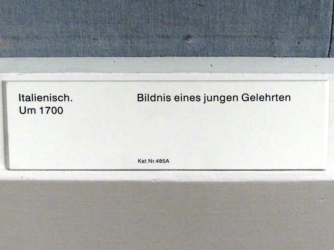 Bildnis eines jungen Gelehrten, Berlin, Gemäldegalerie ("Berliner Wunder"), Kabinett 24, Undatiert, Bild 2/2