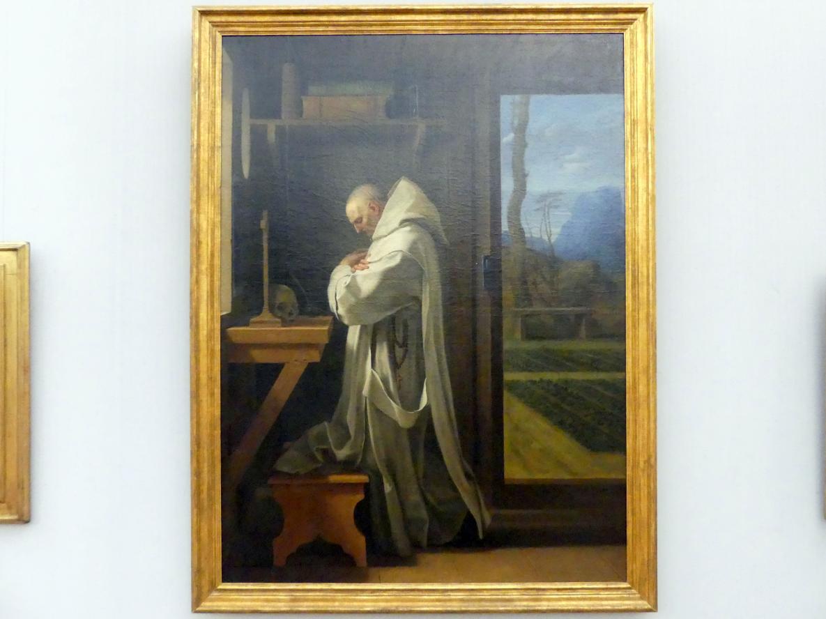 Eustache Le Sueur (1640–1654), Der hl. Bruno im Gebet, Berlin, Gemäldegalerie ("Berliner Wunder"), Kabinett 25, Undatiert