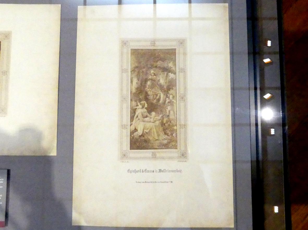 Leopold Bode (1864–1902), Bilder aus dem Sagenkreis Karls des Großen, München, Sammlung Schack, Ausstellung "Erzählen in Bildern" vom 22.11.2018-10.03.2019, Saal 20, um 1874, Bild 3/4