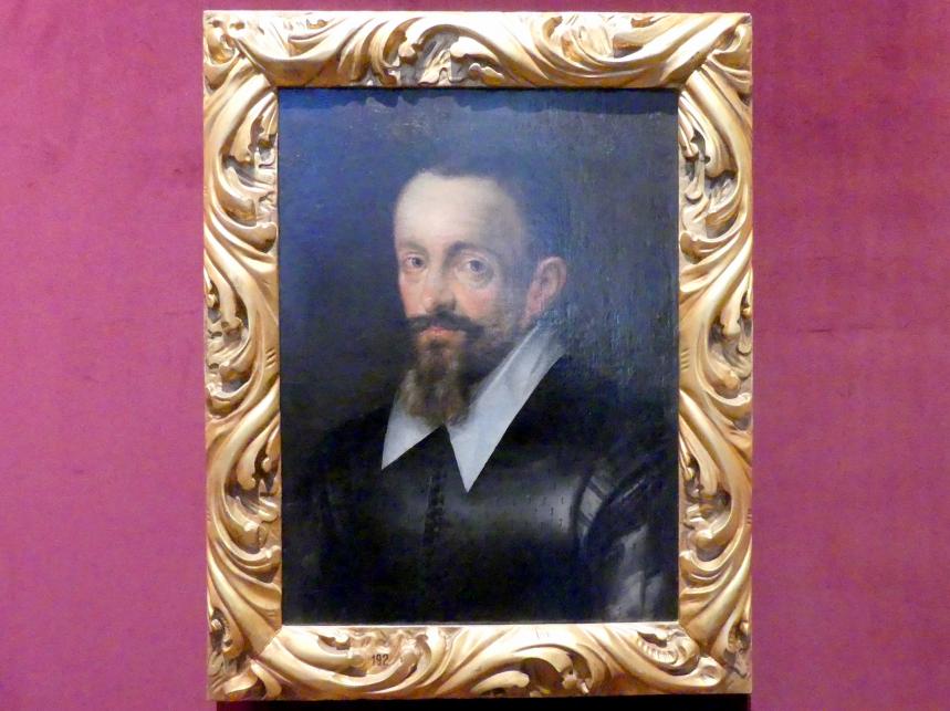 Hans von Aachen (1574–1615), Portrait eines Mannes (Johannes Keppler ?), Prag, Nationalgalerie im Palais Sternberg, Erdgeschoss, Undatiert, Bild 1/2
