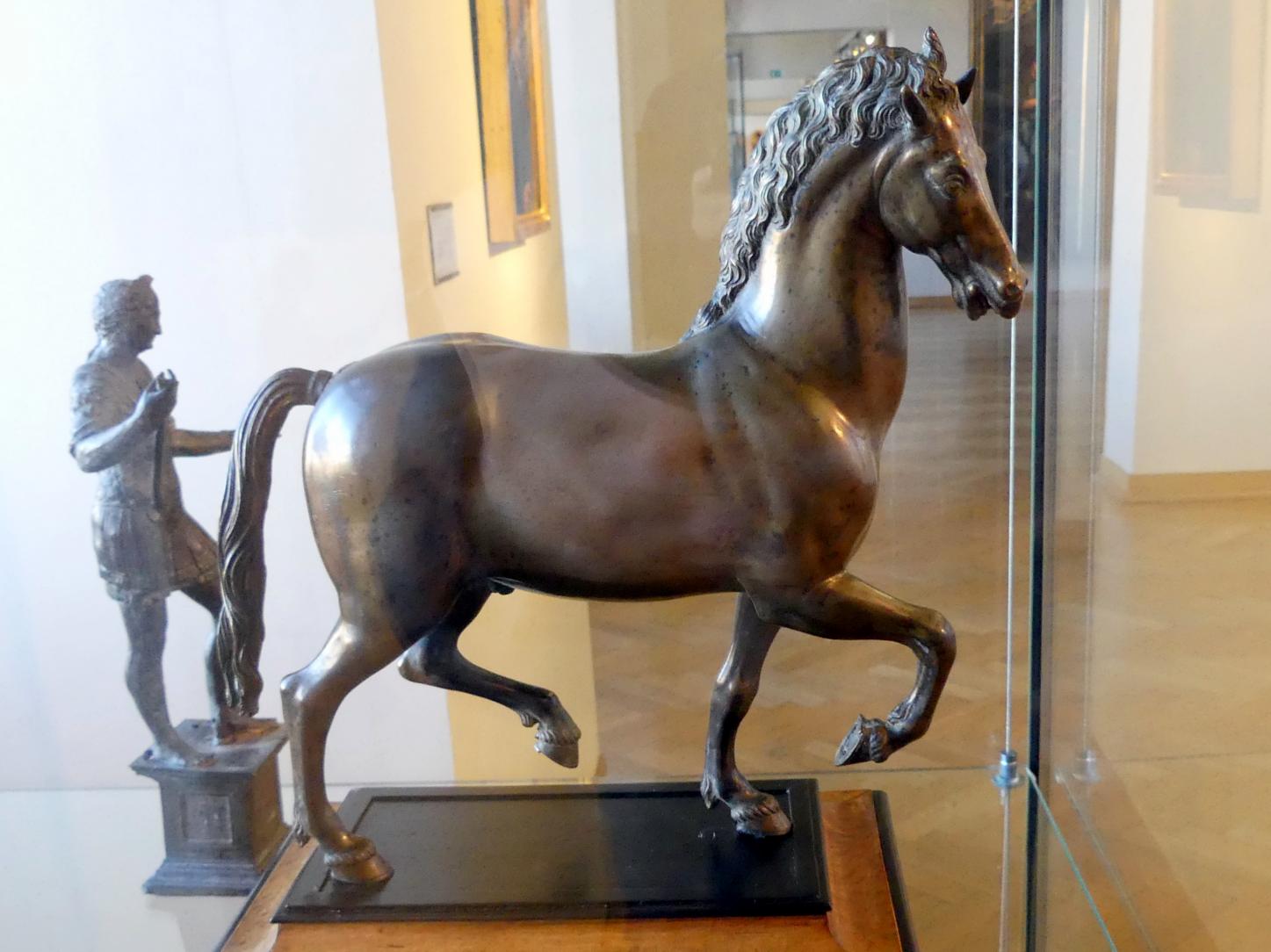 Adriaen de Vries (Werkstatt) (Undatiert), Pferd beim Passgang, Prag, Nationalgalerie im Palais Sternberg, 1. Obergeschoss, Saal 10, Undatiert