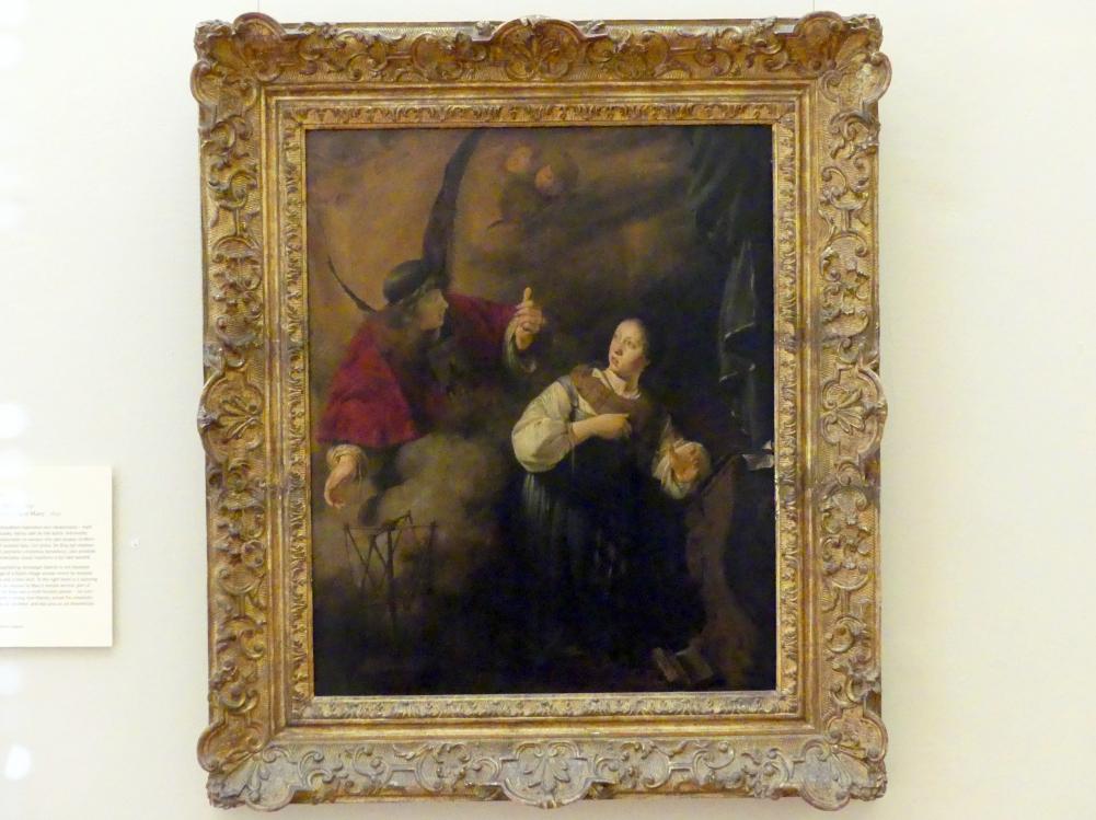 Salomon de Bray (1632–1659), Verkündigung an Maria, Prag, Nationalgalerie im Palais Sternberg, 2. Obergeschoss, Saal 3, 1641