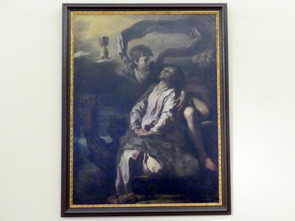 Domenico Fetti (1613–1622), Christus am Ölberg, Mantua, Basilika Sant’Andrea, jetzt Prag, Nationalgalerie im Palais Sternberg, 2. Obergeschoss, Saal 6, um 1617–1619