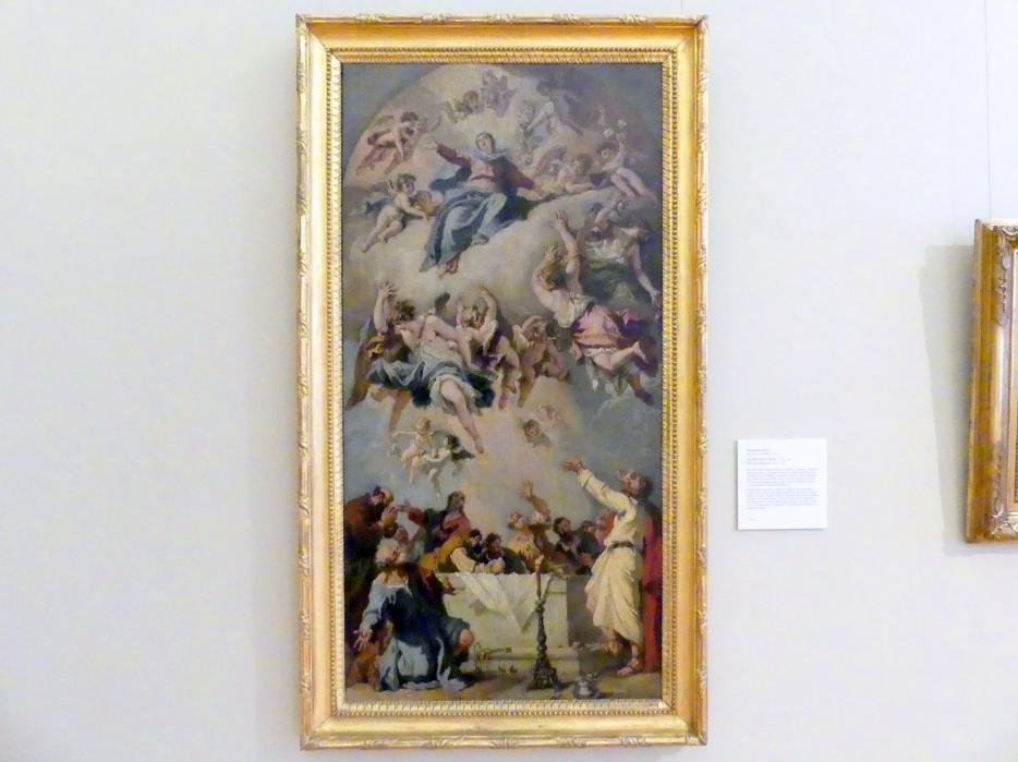 Sebastiano Ricci (1692–1733), Mariä Himmelfahrt, Prag, Nationalgalerie im Palais Sternberg, 2. Obergeschoss, Saal 9, 1733–1734