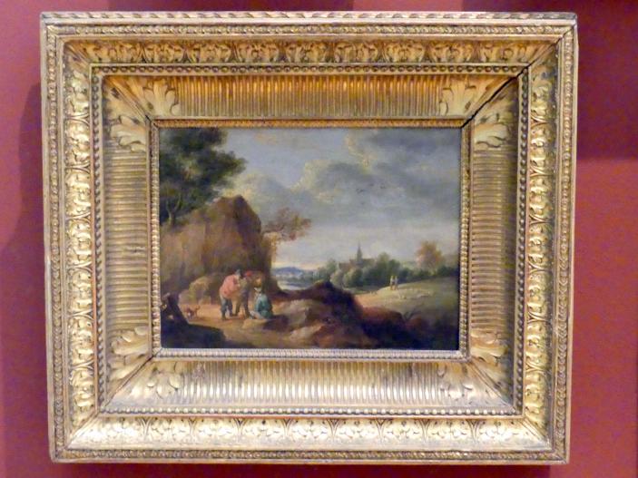 David Teniers der Jüngere (1633–1682), Wegkreuzung, Prag, Nationalgalerie im Palais Sternberg, 2. Obergeschoss, Saal 10, Undatiert, Bild 1/2