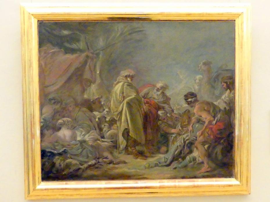 François Boucher (1728–1800), Laban sucht seine Hausgötzen, Prag, Nationalgalerie im Palais Sternberg, 2. Obergeschoss, Saal 15, Undatiert, Bild 1/2