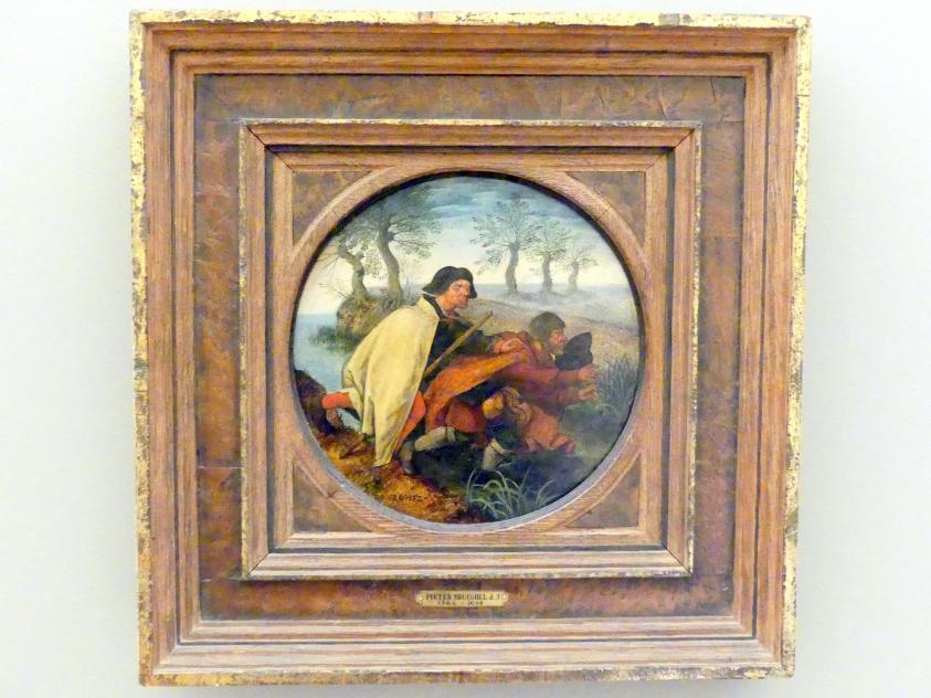 Pieter Brueghel der Jüngere (Höllenbrueghel) (1587–1634), Die Parabel von den Blinden, Prag, Nationalgalerie im Palais Sternberg, 2. Obergeschoss, Saal 15, Undatiert, Bild 1/2