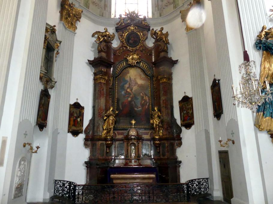 Johann Michael Rottmayr (1674–1730), Verkündigung der Geburt Mariä, Wien, Mariahilfer Kirche, 1700, Bild 2/2