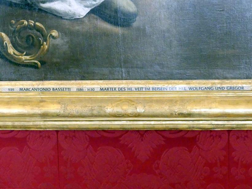 Francesco Furini (1634–1642), Marter des hl. Veit im Beisein der hll. Wolfgang und Gregor, Schleißheim, Staatsgalerie im Neuen Schloss, Große Galerie, Undatiert, Bild 2/2
