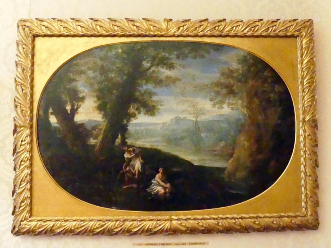 Annibale Carracci (1582–1609), Landschaft, Schleißheim, Staatsgalerie im Neuen Schloss, Bilderkabinett im Appartement der Kurfürstin, Undatiert
