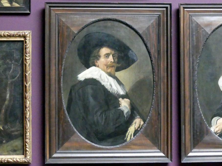Frans Hals (1616–1664), Bildnis eines Mannes, Frankfurt am Main, Städel Museum, Vorhalle, 1638, Bild 1/2