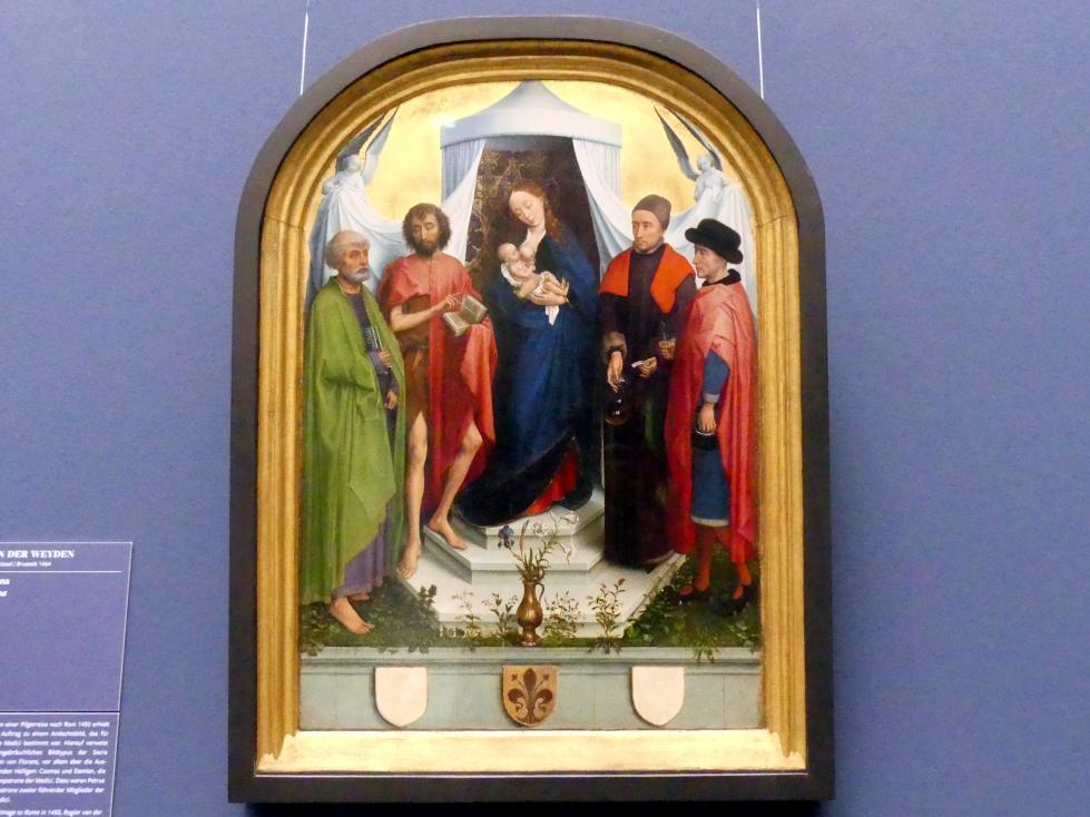 Rogier van der Weyden (1433–1464), Medici-Madonna, Frankfurt am Main, Städel Museum, 2. Obergeschoss, Saal 1, um 1453–1460