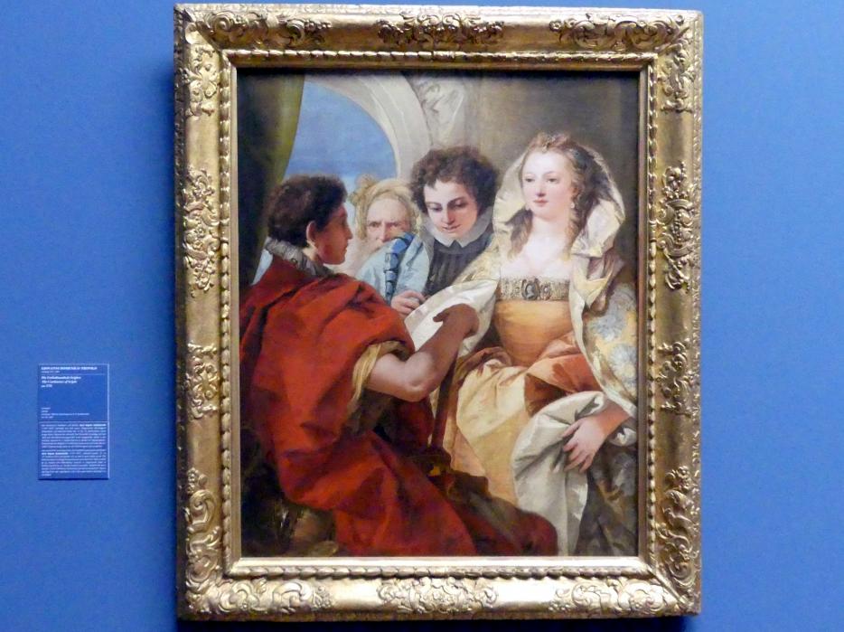 Giovanni Domenico Tiepolo (1743–1785), Die Enthaltsamkeit Scipios, Frankfurt am Main, Städel Museum, 2. Obergeschoss, Saal 14, um 1751