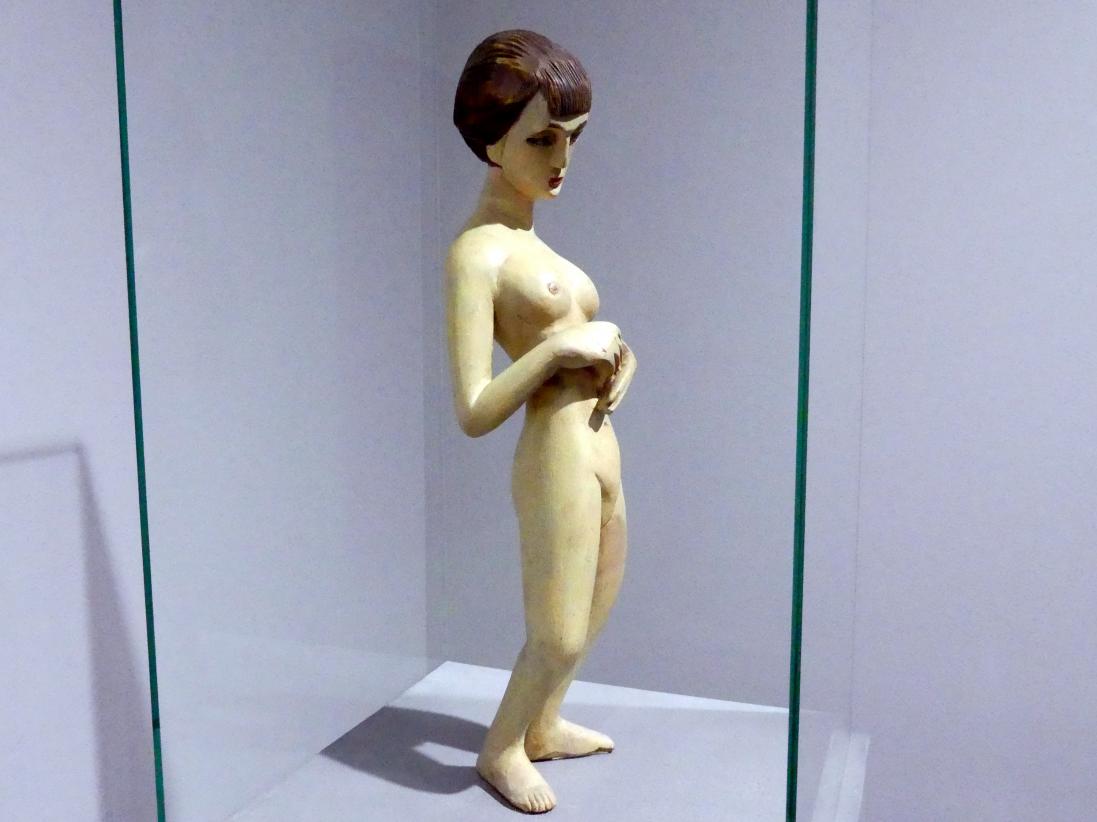 Ernst Ludwig Kirchner (1904–1933), Traurige Frau; Stehender weiblicher Akt; Nacktes Mädchen, Frankfurt am Main, Städel Museum, 1. Obergeschoss, Saal 12, 1921, Bild 3/4