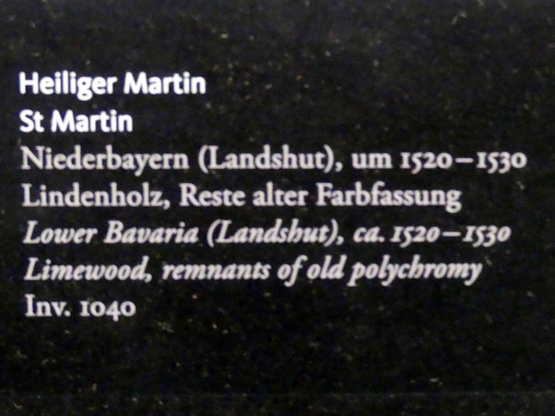 Heiliger Martin, Frankfurt am Main, Liebieghaus Skulpturensammlung, Mittelalter 6 - Zeitenwende - neue Ausdrucksformen, um 1520–1530, Bild 2/2