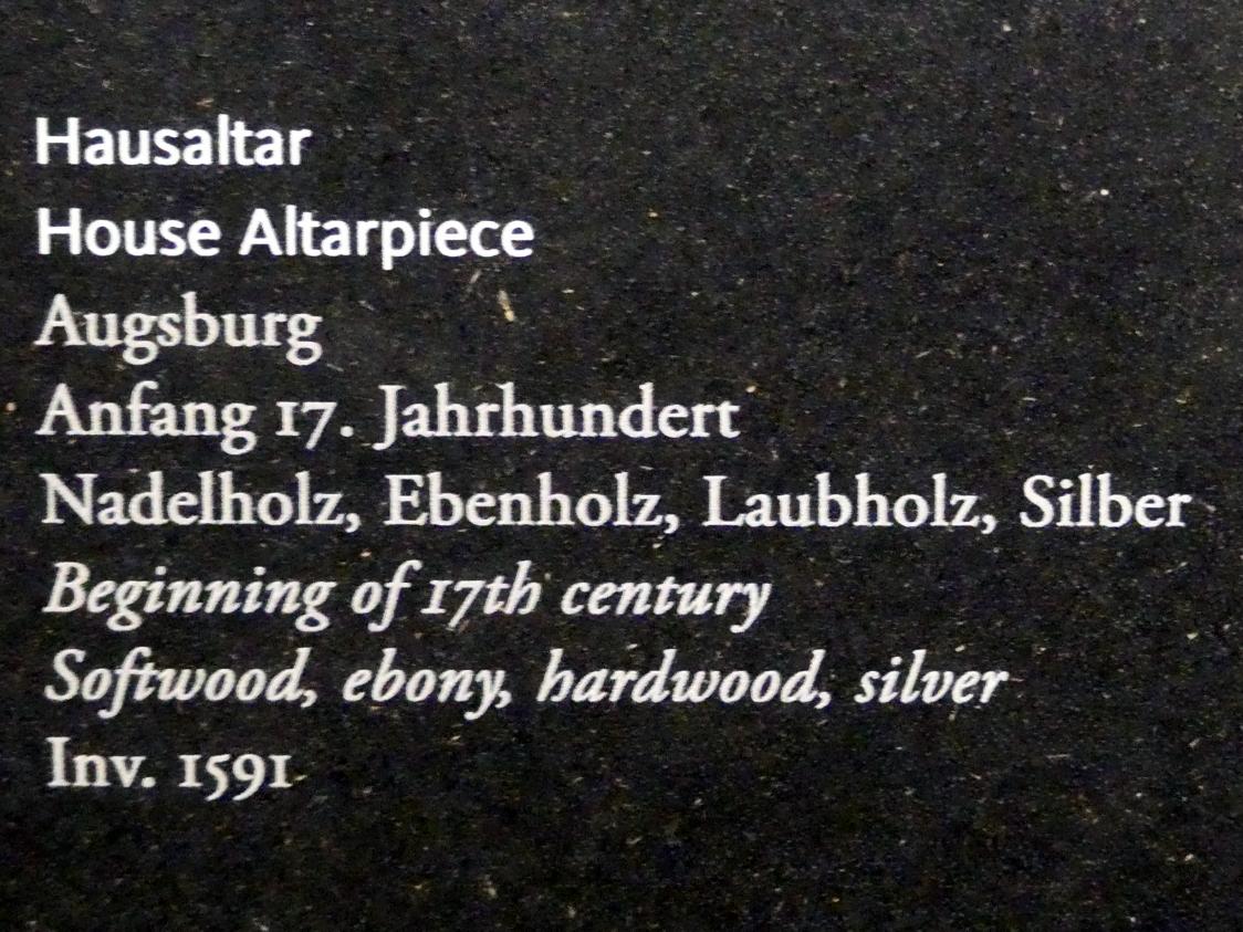 Hausaltar, Frankfurt am Main, Liebieghaus Skulpturensammlung, Renaissance, Beginn 17. Jhd., Bild 2/2