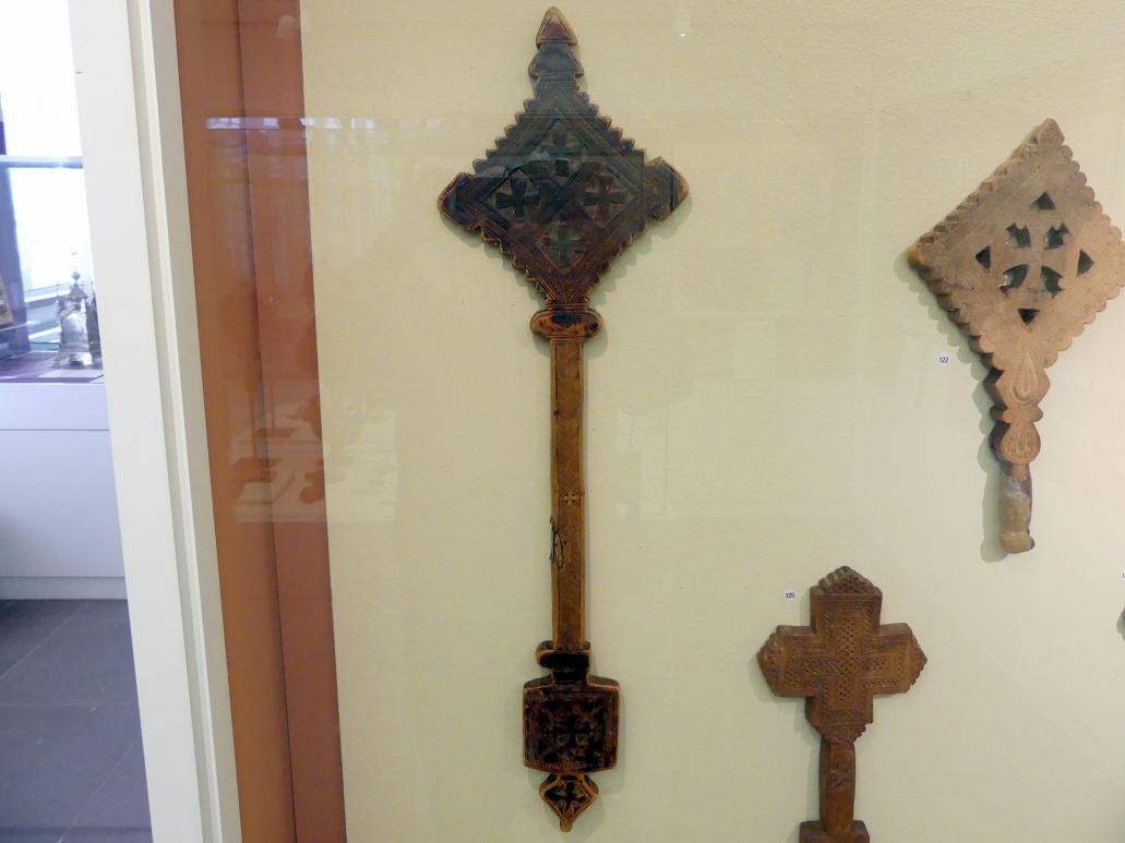 Handkreuz, Frankfurt am Main, Ikonen-Museum, Das äthiopisch-orthodoxe Christentum, um 1600–1800, Bild 1/2
