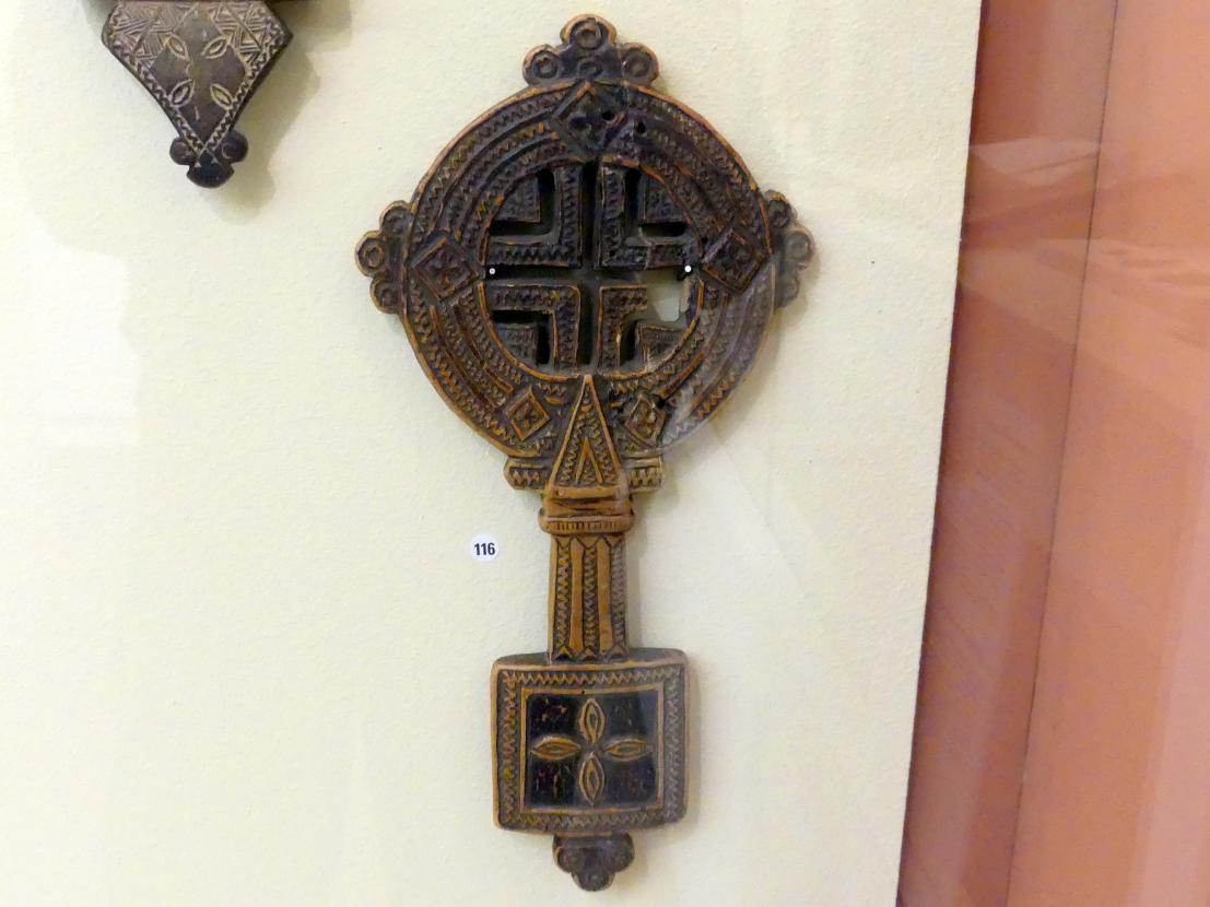 Handkreuz, Frankfurt am Main, Ikonen-Museum, Das äthiopisch-orthodoxe Christentum, um 1700–1900, Bild 1/2