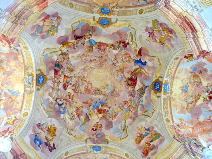 Johann Georg Etgens (Undatiert), Fresken, Kiritein (Křtiny), Wallfahrtskirche Mariä Namen, Undatiert