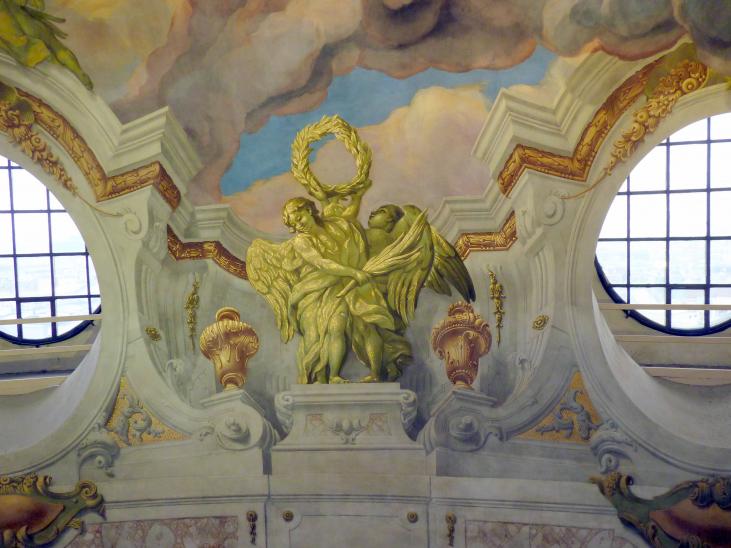 Johann Michael Rottmayr (1674–1730), Kuppelfresko und vier Gewölbefresken der Kreuzarme, Wien, Kirche St. Karl Borromäus ('Wiener Karlskirche'), 1725–1730, Bild 15/17