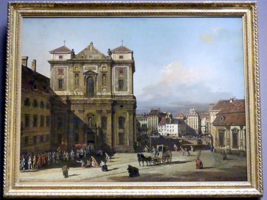 Bernardo Bellotto (Canaletto) (1738–1779), Der Lobkowitzplatz in Wien, Wien, Kunsthistorisches Museum, Saal VII, 1758–1761, Bild 1/2