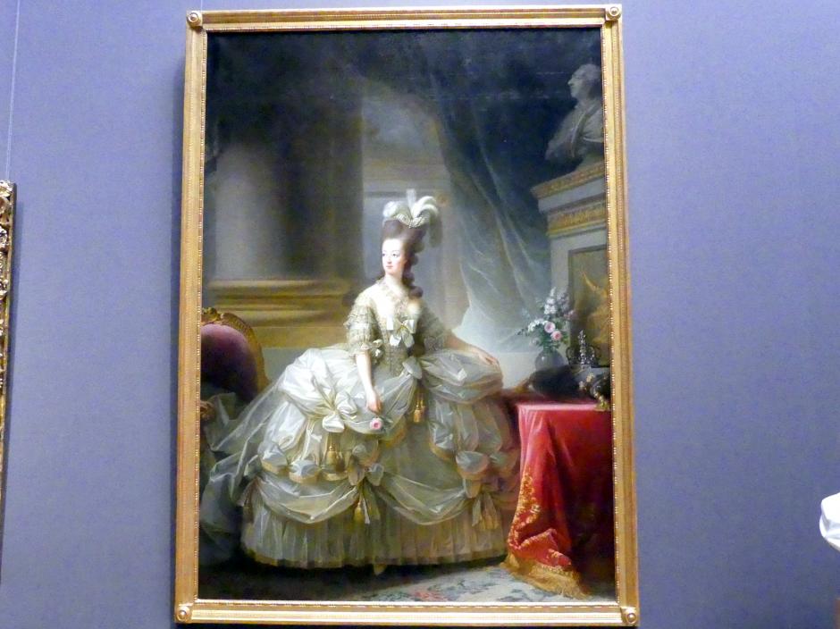 Élisabeth Vigée-Lebrun (1778–1810), Erzherzogin Marie Antoinette (1755-1793), Königin von Frankreich, Wien, Kunsthistorisches Museum, Saal VII, 1778, Bild 1/2