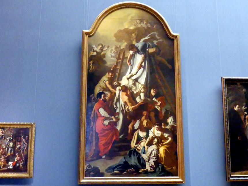 Francesco Solimena (1680–1731), Kreuzabnahme, Wien, Kunsthistorisches Museum, Saal VI, um 1731, Bild 1/2