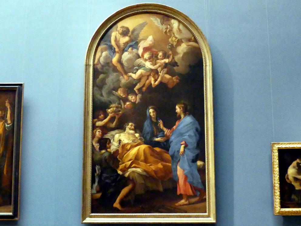Carlo Maratta (1657–1704), Tod des hl. Joseph, Wien, Kunsthistorisches Museum, Saal VI, 1676