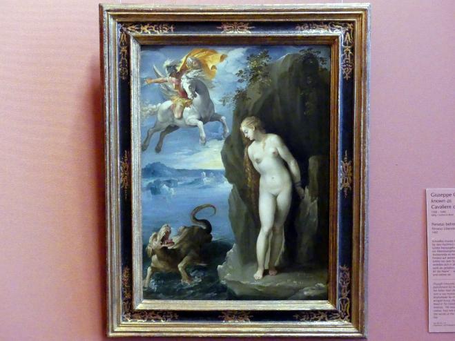 Giuseppe Cesari (Il Cavaliere d'Arpino) (1596–1608), Perseus befreit Andromeda, Wien, Kunsthistorisches Museum, Kabinett 11, 1602