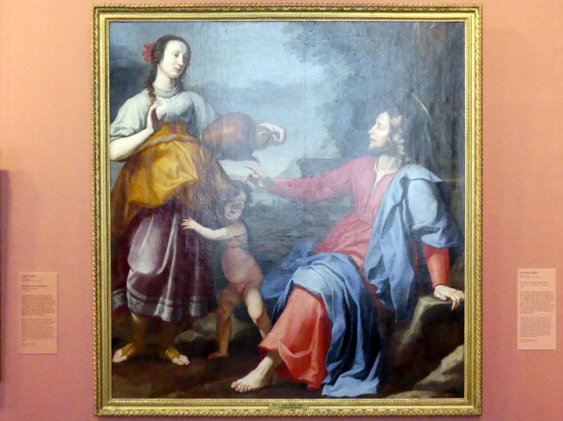 Lorenzo Lippi (1644–1660), Christus und die Samariterin, Wien, Kunsthistorisches Museum, Kabinett 12, 1644, Bild 1/2