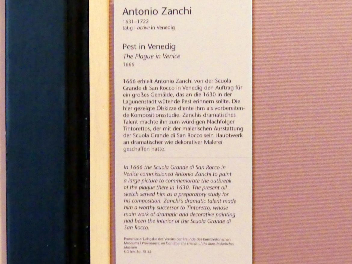 Antonio Zanchi (1666), Pest in Venedig, Wien, Kunsthistorisches Museum, Kabinett 12, 1666, Bild 2/2