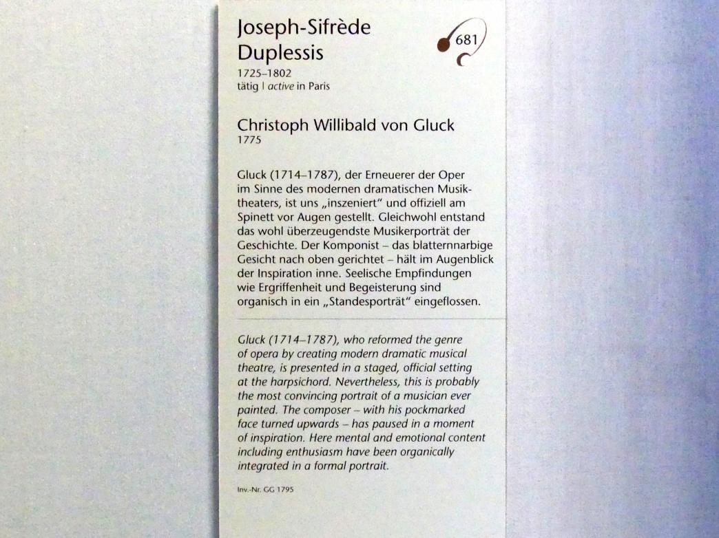 Joseph Siffred Duplessis (1764–1784), Christoph Willibald Gluck, Wien, Kunsthistorisches Museum, Kabinett 13, 1775, Bild 2/2