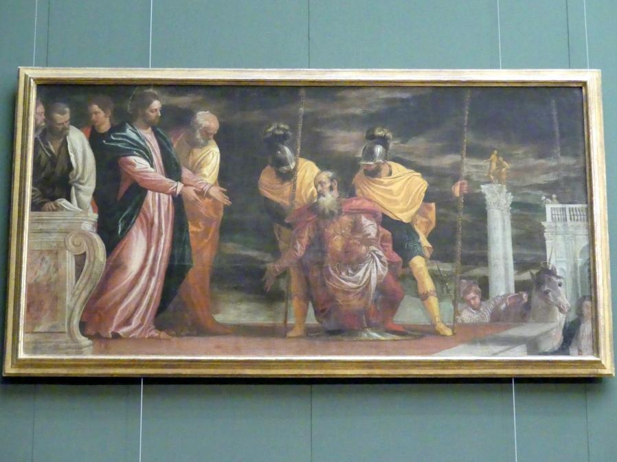 Paolo Caliari (Veronese) (1547–1587), Christus und der Hauptmann von Kapharnaum, Wien, Kunsthistorisches Museum, Saal XV, um 1585