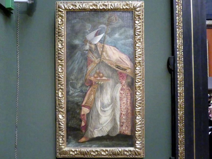 Tintoretto (Jacopo Robusti) (1540–1590), Hl. Nikolaus von Bari, Wien, Kunsthistorisches Museum, Saal XV, 1554–1555, Bild 1/2