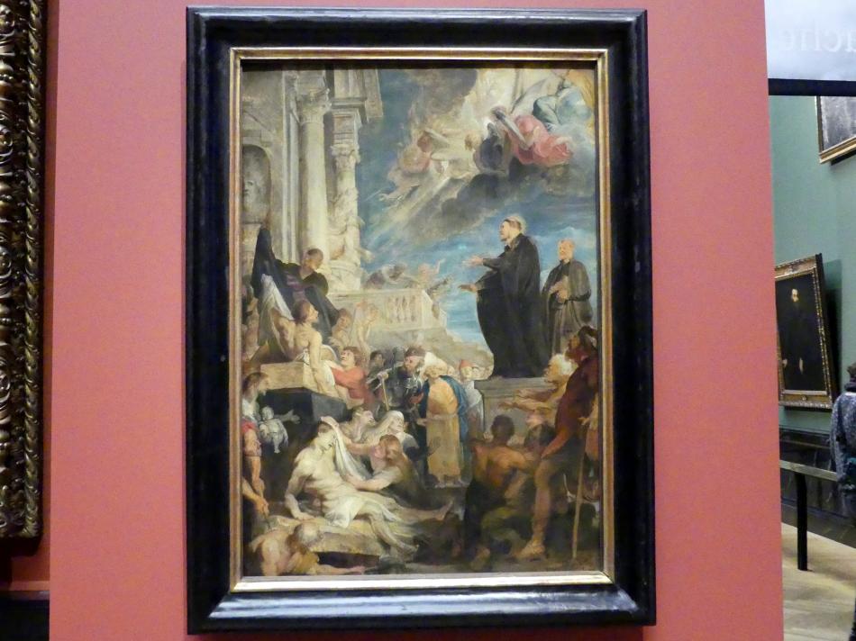 Peter Paul Rubens (1598–1640), Wunder des hl. Franz Xaver, modello, Wien, Kunsthistorisches Museum, Saal XIV, um 1616–1617, Bild 1/2