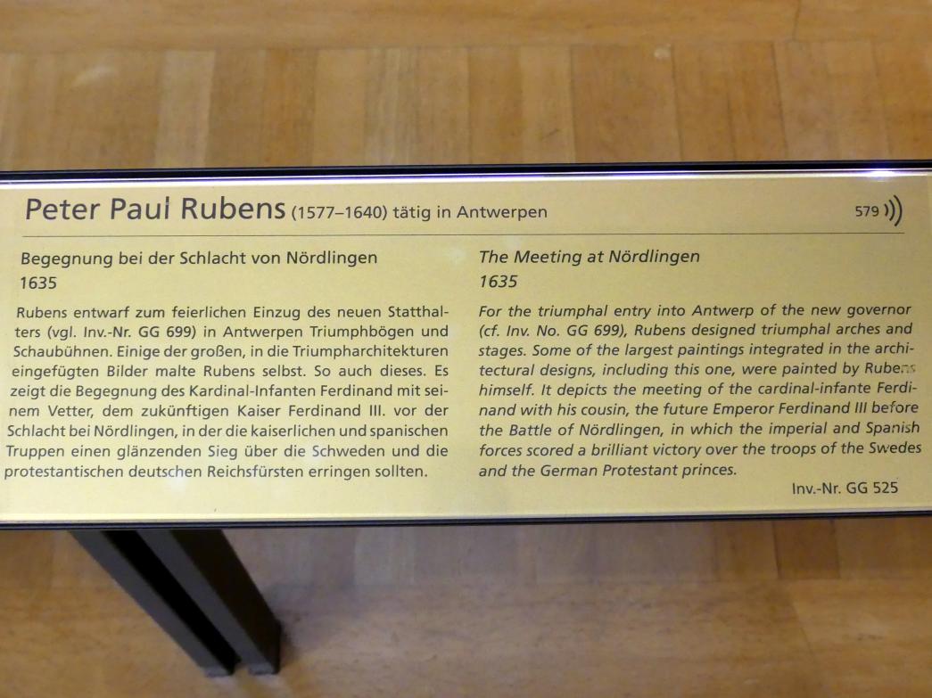 Peter Paul Rubens (1598–1640), Begegnung bei der Schlacht von Nördlingen, Wien, Kunsthistorisches Museum, Saal XIII, 1635, Bild 2/2