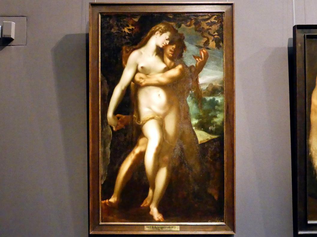 Bartholomäus Spranger (1569–1610), Adam und Eva, Wien, Kunsthistorisches Museum, Saal XI, nach 1593