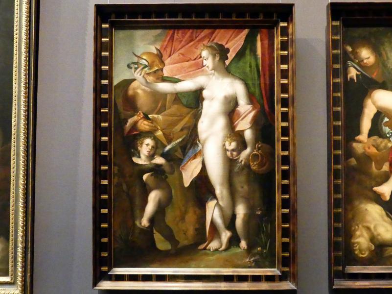 Bartholomäus Spranger (1569–1610), Venus und Merkur, Wien, Kunsthistorisches Museum, Saal XI, um 1595–1597, Bild 1/2
